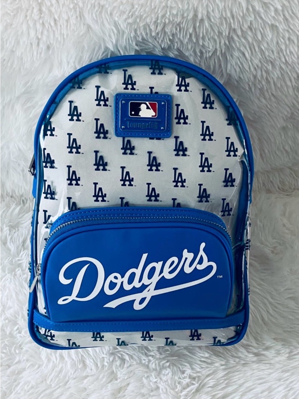 Loungefly Los Angeles Dodgers Kids Mini Backpack - Blue/White